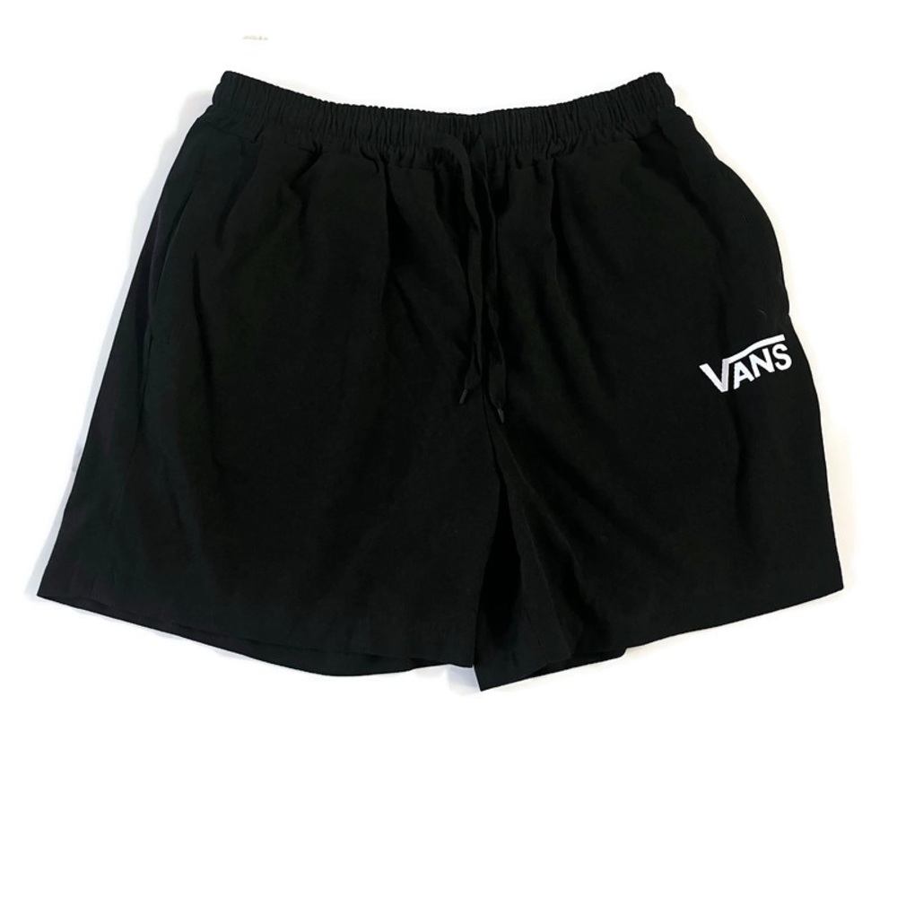 Vans black and white corduroy shorts size medium
